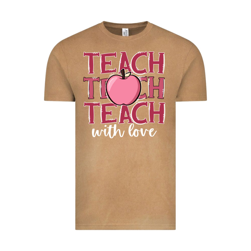Teach With Love Vintage Tee by JahusDesignShop | Teevron
