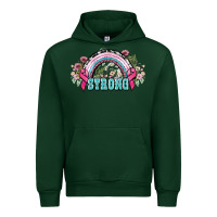 Foreset Green Strong Cancer rainbow Cancer Awareness Urban Hoodie - HowdyJamesFarm