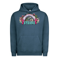Pigment Midnight Navy Strong Cancer rainbow Cancer Awareness Urban Hoodie - HowdyJamesFarm