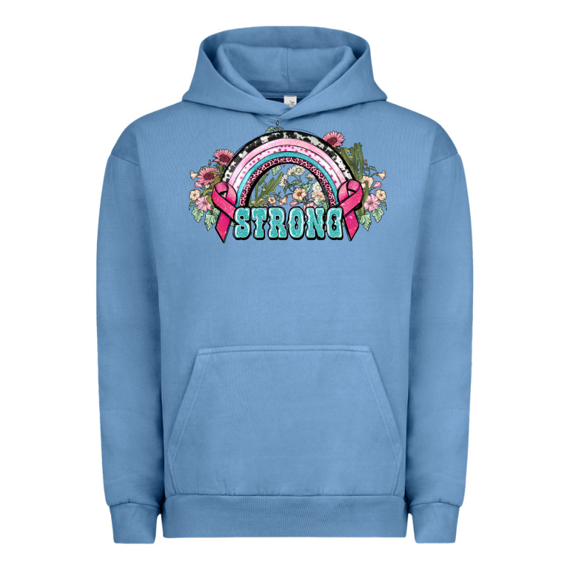 Strong Cancer Rainbow Cancer Awareness Urban Hoodie by HowdyJamesFarm | Teevron