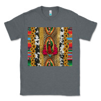 Charcoal Heather lady of Guadalupe Classic Tee - Jasminsmagicworld