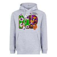 Heather Grey halloween np nurse practitioner Heavyweight Hoodie - NancyCooperArtShop