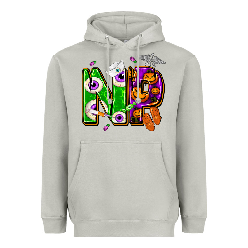 Halloween Np Nurse Practitioner Heavyweight Hoodie by NancyCooperArtShop | Teevron
