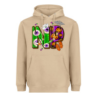 Mushroom halloween np nurse practitioner Heavyweight Hoodie - NancyCooperArtShop