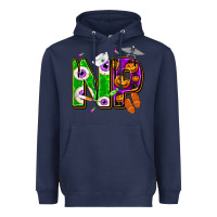 Navy halloween np nurse practitioner Heavyweight Hoodie - NancyCooperArtShop