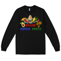 Black hispanic heritage month Long Sleeve Tee - BundleAndBundleShop