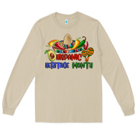 Mushroom hispanic heritage month Long Sleeve Tee - BundleAndBundleShop