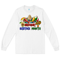 White hispanic heritage month Long Sleeve Tee - BundleAndBundleShop