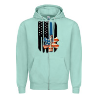 Ems American Flag Zipper Hoodie | Teevron