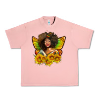 Salmon butterfly afro woman juneteenth Urban Heavy Tee - AdoDesignShop