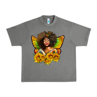 Tornado butterfly afro woman juneteenth Urban Heavy Tee - AdoDesignShop