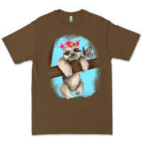 Cacao baby sloth Premium Tee - RanaPortraitStore