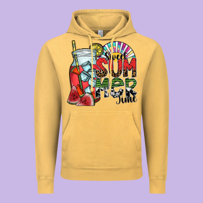 Sweet Summer Time Vintage Hoodie Designed By Sublimationcraftshop