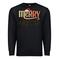 Black merry christmas Premium Sweatshirt - MaliasSmallBusiness