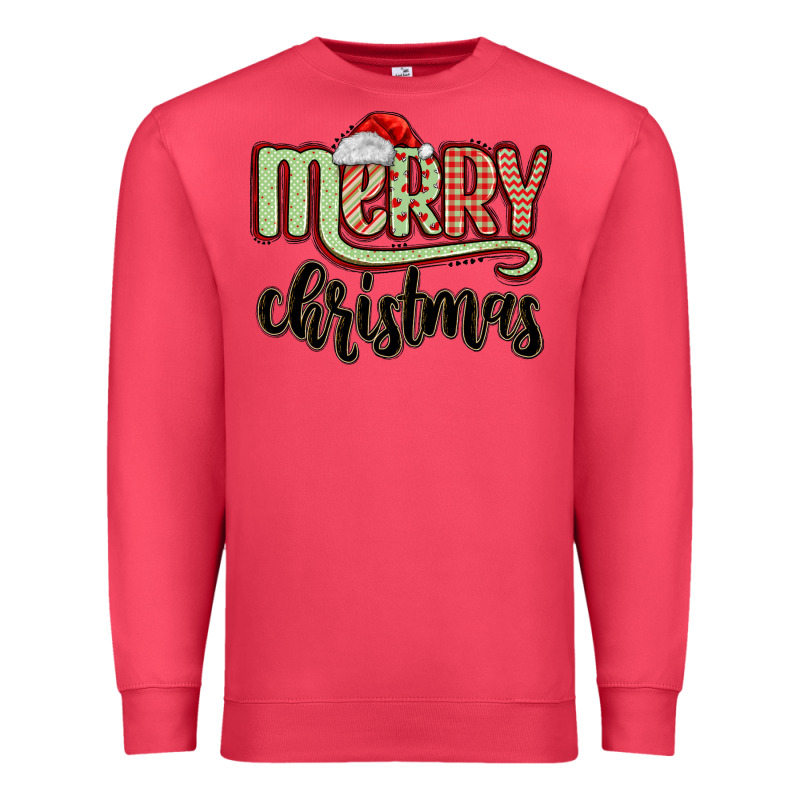 Merry Christmas Premium Sweatshirt by MaliasSmallBusiness | Teevron