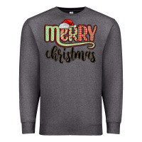 Charcoal Heather merry christmas Premium Sweatshirt - MaliasSmallBusiness