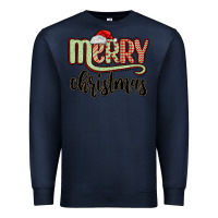 Navy merry christmas Premium Sweatshirt - MaliasSmallBusiness