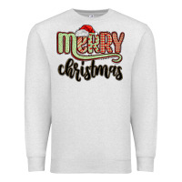 Oatmeal Heather merry christmas Premium Sweatshirt - MaliasSmallBusiness