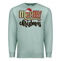 Seafoam merry christmas Premium Sweatshirt - MaliasSmallBusiness