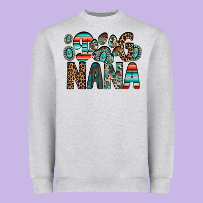 Dog Nana Heavyweight Sweatshirt Designed By Racoondesign