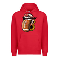 Red football Premium Hoodie - Jasminsmagicworld