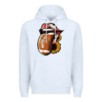 White football Premium Hoodie - Jasminsmagicworld