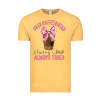 Vintage Mustard over caffeinated moms club Vintage Tee - JahusDesignShop