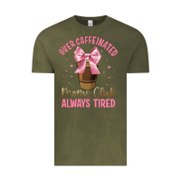 Vintage Olive over caffeinated moms club Vintage Tee - JahusDesignShop