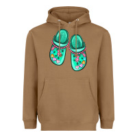 Toasted Coconut nurse crocs Heavyweight Hoodie - MaliasSmallBusiness