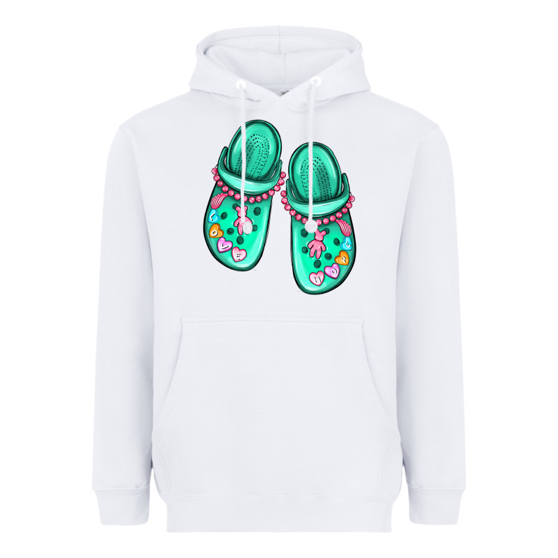 Nurse Crocs Heavyweight Hoodie by MaliasSmallBusiness | Teevron