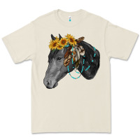 Bone black and white western horse Premium Tee - RanaPortraitStore