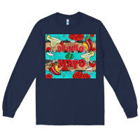 Navy drinko de mayo Long Sleeve Tee - Artiststas