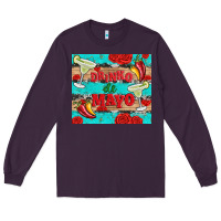 Plum drinko de mayo Long Sleeve Tee - Artiststas