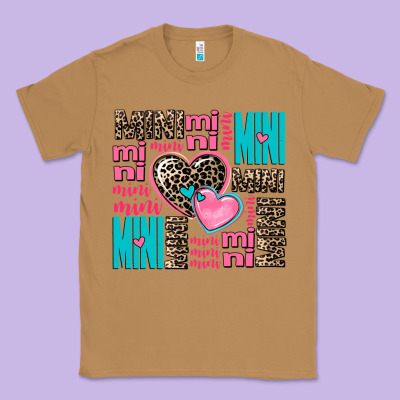 Mini Mini Mini With Hearts Classic Tee Designed By Adodesignshop