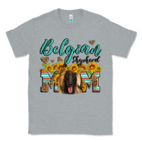 Heather Grey belgian shepherd mom Classic Tee - Artiststas
