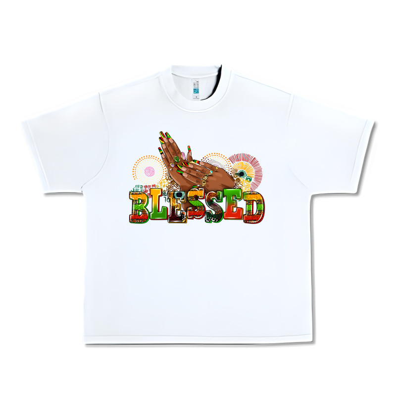 Blessed Afro Woman Hands Urban Heavy Tee by AdoDesignShop | Teevron
