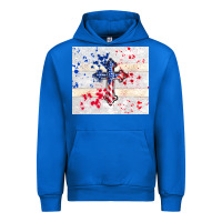 Cobalt 4th of july flag cross Urban Hoodie - TumblerDesignByShophia