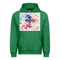 Emerald 4th of july flag cross Urban Hoodie - TumblerDesignByShophia