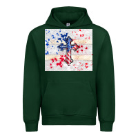 Forest Green 4th of july flag cross Urban Hoodie - TumblerDesignByShophia