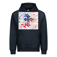 Navy 4th of july flag cross Urban Hoodie - TumblerDesignByShophia