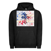 Pigment Black 4th of july flag cross Urban Hoodie - TumblerDesignByShophia