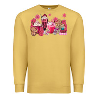 Antique Gold pink gingerbread coffee Premium Sweatshirt - MaliasSmallBusiness