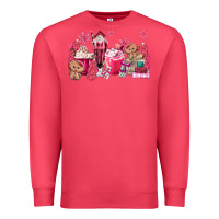 Cardinal pink gingerbread coffee Premium Sweatshirt - MaliasSmallBusiness