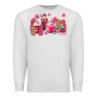 Oatmeal Heather pink gingerbread coffee Premium Sweatshirt - MaliasSmallBusiness