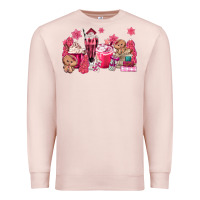 Pale Pink pink gingerbread coffee Premium Sweatshirt - MaliasSmallBusiness