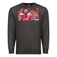 Smoke pink gingerbread coffee Premium Sweatshirt - MaliasSmallBusiness