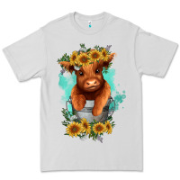 Dove Grey baby cow in a bucket Premium Tee - RanaPortraitStore