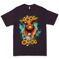 Plum baby cow in a bucket Premium Tee - RanaPortraitStore