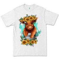 White baby cow in a bucket Premium Tee - RanaPortraitStore