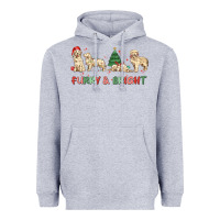Heather Grey furry and bright Heavyweight Hoodie - MaliasSmallBusiness